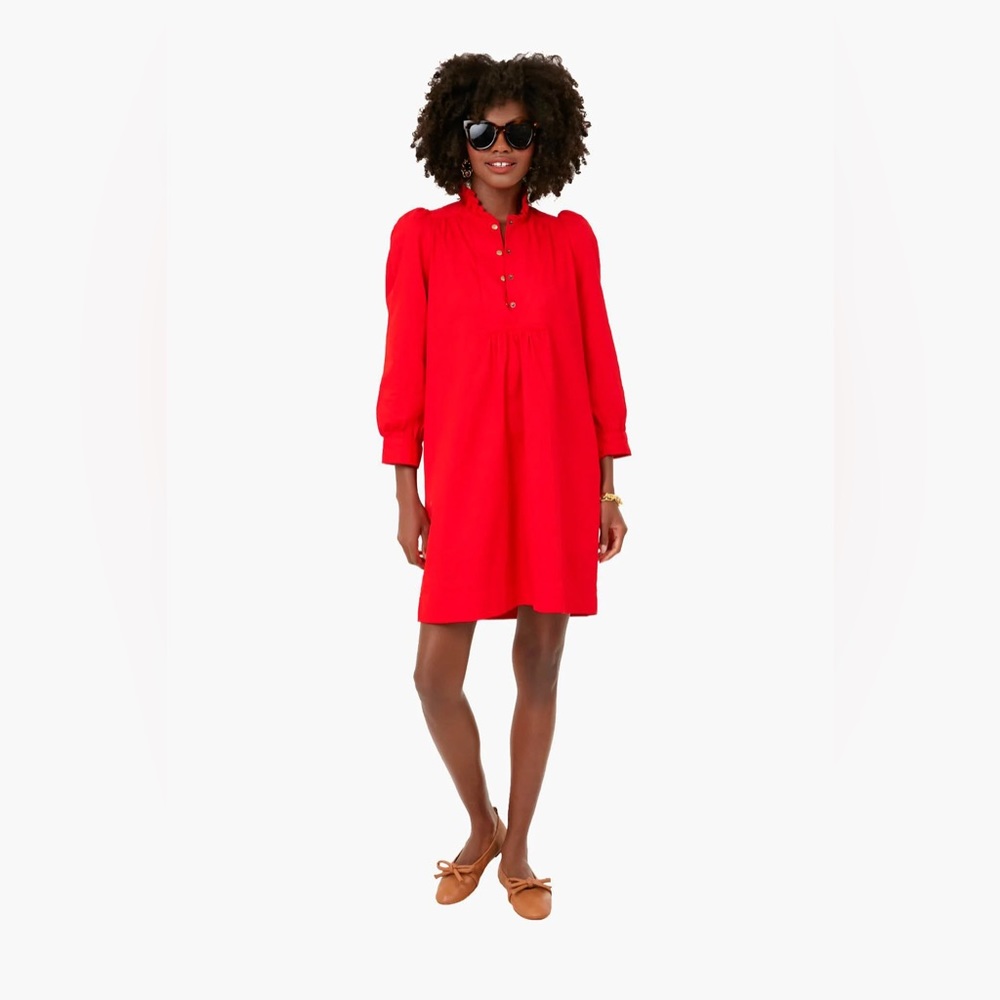 Pomander Place Red Claiborne Dress